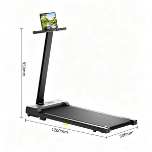 Caminadora Plegable FRS que Ahorra Espacio, Máquina de Ejercicio Compacta para el Hogar, Dispositivo Motorizado Portátil para Correr con Manillares de Seguridad - Product Image 1