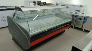 Vitrine Réfrigérée Économique pour <span class=keywords><strong>Boucherie</strong></span>, Température Unique Réglable, 2 Portes en Verre Courbé, Dégivrage Automatique Direct - Product Image 3