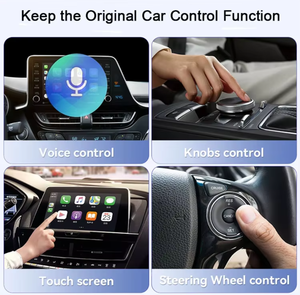 Sıcak Satışta Kablosuz Carplay Android Auto Adaptörü, Ortam Işığına Sahip Arabalar için Akıllı Cihaz - Product Image 5