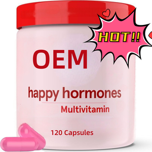 जीएमपी आईएसओ कस्टम नम निजी लेबल खुश हार्मोन मल्टीविटामिन कैप्सूल महिलाओं के लिए विटामिन डी-चिरो इंनोसिटोल वयस्कों के लिए - Product Image 1