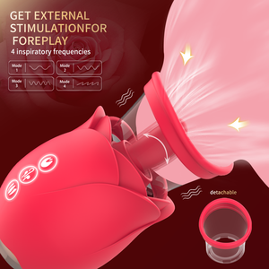 Krachtige clitoris-zuigvibrator vagina 6 standen likken en zuigen masturbatie zuigende borst seksproducten voor vrouwen - Product Image 4