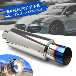 Universal Exhaust Pipes Stainless Muffler For Car Universal Modify Tailtips Outlet Exhaust Tip