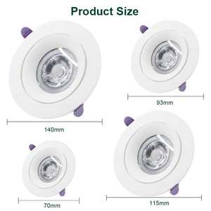 Tuoming Spot encastré Led Spot de plafond Spot encastré rond - Product Image 3