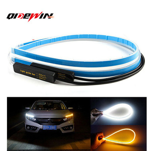 ไฟ LED แบบเส้น QIDEWIN ขนาด 30 ซม. 45 ซม. 60 ซม. ไฟวิ่งกลางวัน ไฟหน้ารถยนต์ ไฟแต่งคิ้วไฟหน้า ไฟเลี้ยวแบบเรียงลำดับ - Product Image 5