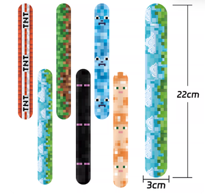 Pulseras Creativas <span class=keywords><strong>de</strong></span> <span class=keywords><strong>Pixel</strong></span> <span class=keywords><strong>Art</strong></span> <span class=keywords><strong>de</strong></span> Minecraft, Pulseras <span class=keywords><strong>de</strong></span> Juego <span class=keywords><strong>de</strong></span> Dibujos Animados para Niños, Decoración para Fiestas, Accesorios <span class=keywords><strong>de</strong></span> Ambiente Festivo - Product Image 2