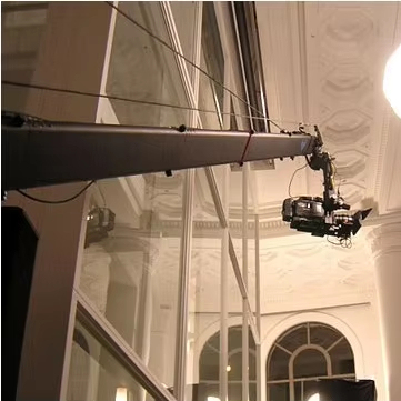 Photography Equipment Jimmy Jib Extreme 4-wheel Camera Crane 12m for Video Shooting
