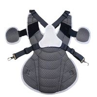 Protecteur de poitrine pour hommes Baseball Catcher Shirt EVA Foam Guard Rembourré pour Football T Ball Softball Sports Chest Protective Padded