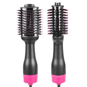 Professional Multifunctional Custom Curly Hair Brushes Iron Curler Straightener Air Electric hot curlers Comb Blow Dryer Brush