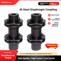 Accouplement d'encodeur OEM personnalisable de différentes tailles, coupleur d'arbre flexible en acier à structure disque, accouplements d'arbre homologués