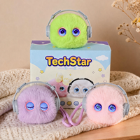 Peluche interactive intelligente personnalisée avec IA et yeux LED expressifs pour cadeau – Vente en gros