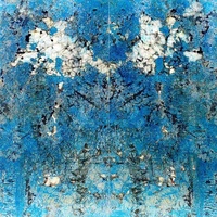 Panneau mural en marbre translucide rétroéclairé en pierre bleue décorative de luxe