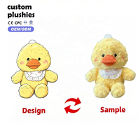 En gros, Jouet en peluche doux et moelleux en forme de cochon, grenouille, mouton, canard jaune, éléphant bleu, avec logo personnalisé, cadeau en peluche pour bébé