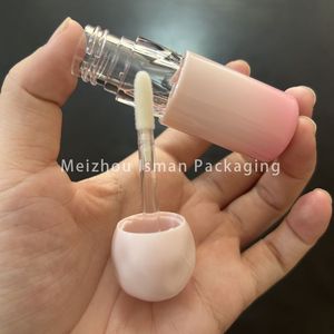 ISMAN Stock Tubo de Brillo Labial de 4.5ml con Color Degradado Rosa Amarillo Ombre, Envase Vacío para Brillo Labial, Precio de Fábrica, Venta al por Mayor Profesional, Lo Mejor - Product Image 5