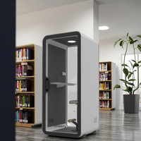 Cabines de travail portables modernes personnalisables UNIBOOTH, cadre en aluminium, multifonctionnelles, insonorisées, pour la confidentialité, les réunions, le bureau à domicile, l'école