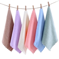Vente en gros d'usine, chiffons de nettoyage en microfibre pas chers / serviettes de table 30x30cm, torchons de cuisine en microfibre