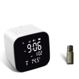 <span class=keywords><strong>Mini</strong></span> <span class=keywords><strong>horloge</strong></span> intelligente pour <span class=keywords><strong>voiture</strong></span> avec afficheur numérique, diffuseur d'huile essentielle, réveil - Product Image 1