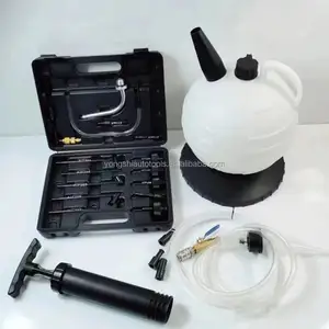 Bomba extratora manual de combustível para motor, kit de enchimento de fluido ATF com adaptadores de enchimento de 15 peças