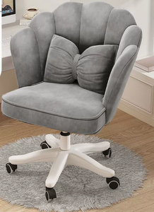 Silla con diseño de pétalos de flores, silla para computadora, silla de oficina, silla giratoria y con altura ajustable, silla para eSports, taburete para dormitorio - Product Image 4