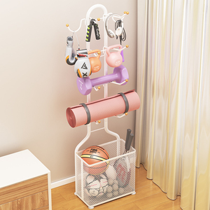 Estante de Almacenamiento de Baloncesto de Estilo Moderno al por Mayor, Estante de Almacenamiento Multifuncional para Equipos Deportivos, Estante de Almacenamiento para Tapetes de Yoga - Product Image 6