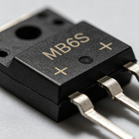 Diode haute tension pour contrôle industriel, petit signal, MB6S SOP-4 MBS 600V, circuit redresseur