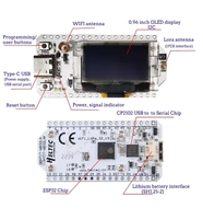 ZYSY Heltec V3 IOT 配件开发板 ESP32-S SX1262 OLED 显示屏，用于天线 WIFI Lora 通信 863-928MHz