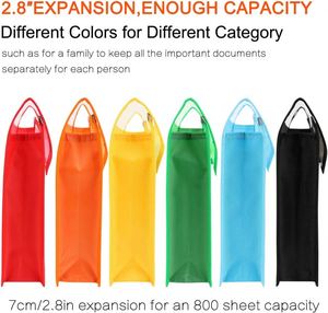 Plastic Envelopes A4 Size Waterproof Accordion <b>File</b> Pouch Snap Closure Office Organizer Expanding <b>File</b> Bag PVC <b>File</b> <b>Folder</b> - Product Image 2