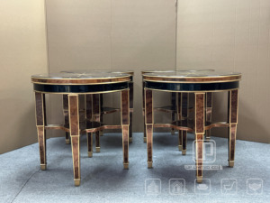 Wholesale Italian Style <b>Coffee</b> <b>Table</b> Glam Wood Construction Round <b>Coffee</b> <b>Tables</b> <b>Set</b> Glam <b>Coffee</b> <b>Table</b> - Product Image 5