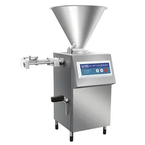 Endüstriyel pnömatik sosis dolum makinası otomatik sosis doldurucu doldurma ve büküm makinesi