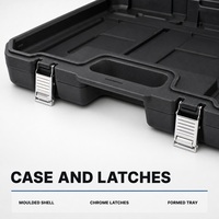 Ensemble d'outils de réparation OEM en acier au carbone de 131 pièces, coffret rigide, kit d'outils à main, clé à cliquet, douilles, tournevis, pinces pour la réparation automobile