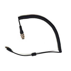 Câble d'alimentation enroulé GX16-4 broches mâle vers USB-A 4C 24AWG 4 broches Prise d'aviation Câble spiralé pour programmation PLC CNC - Product Image 3