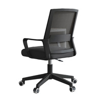 Chaise de bureau pivotante ergonomique moderne et confortable pour usage domestique, réglable en hauteur, idéale pour les longues sessions de jeu