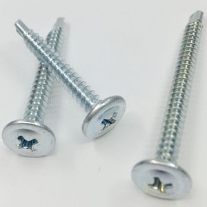 Tapping <b>Screws</b> M4.2x13 To 50mm Phillips Head Round Washer Zinc Plated For Metal Fastening - Product Image 4