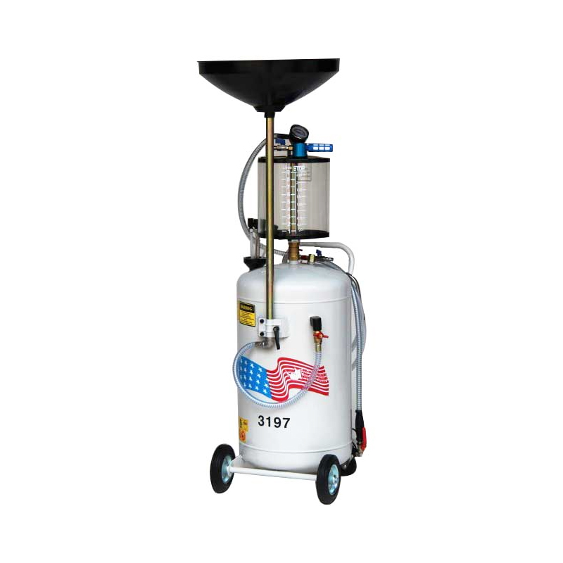XKUSA 20 Gallon Waste Oil Drain Tank & Extractor - Model 3197 With 1 Year Warranty