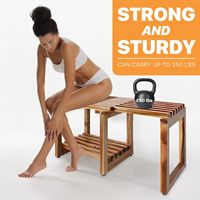 Repose-pieds en bambou moderne pour enfants, marchepied, tabouret de douche, banc, chaise, repose-pieds ergonomique pour meubles de salle de bain