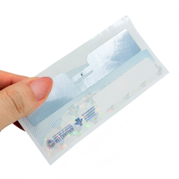 Étiquette RFID UHF passive anti-déchirure transparente en PET avec logo pour pare-brise de véhicule