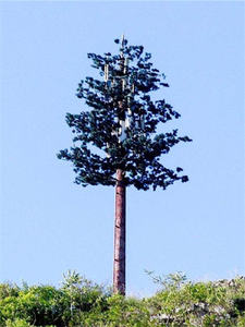 Torre de antena de pino artificial Torre celular camuflada para áreas rurales y urbanas - Product Image 3