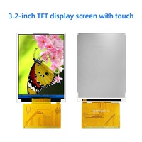 Modul Layar LCD TFT IPS Vertikal Persegi Panjang 3,2 Inci 240*320 ST7789 ILI9341 Antarmuka SPI Panel Layar