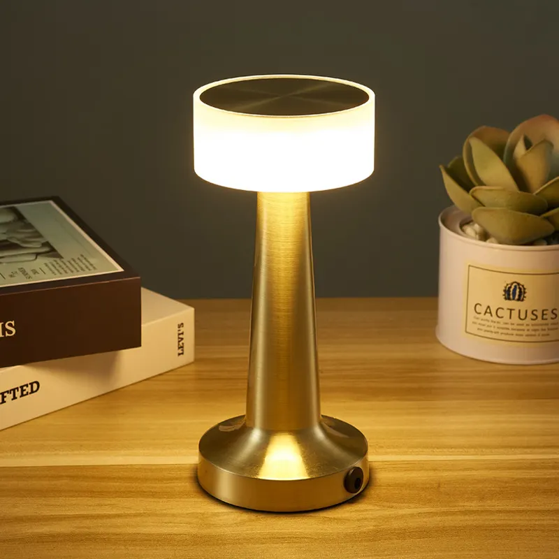 retro tischlampe lmparas de escritorio restaurant table lights luxury bar lamp led bar light usb wireless battery table lamp