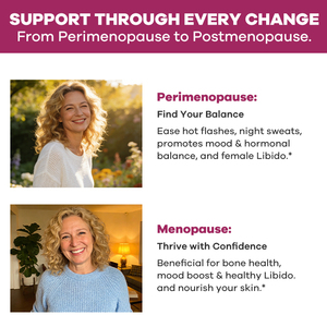 Polvo de Apoyo para la <span class=keywords><strong>Menopausia</strong></span> en Mujeres: Equilibrio Hormonal 10 en 1 con Trébol Rojo, Ginseng Coreano <span class=keywords><strong>y</strong></span> Shatavari para Alivio - Product Image 4