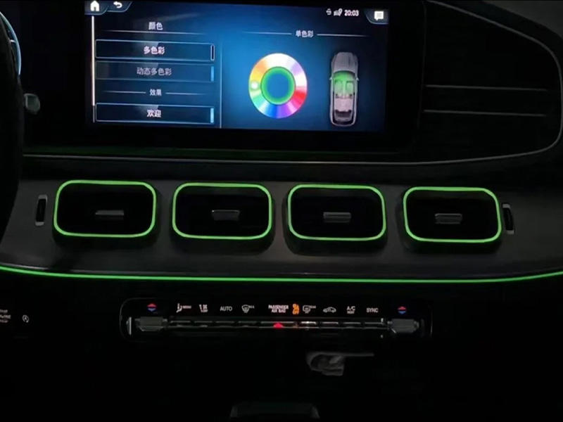 Respiradero de aire del resplandor del borde