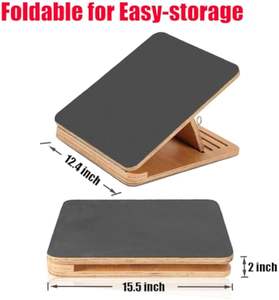 Tablero inclinado plegable para estiramiento de pantorrilla Camilla de pantorrilla Taburete ajustable Pie inclinado Tablero inclinado - Product Image 2