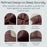 Juego de Funda Nórdica de Siete Piezas de Lyocell Orgánico Moderno, Jacquard de 300 Hilos, para Cama de 2.0m, Grado A, Personalizable