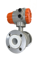 RUIJI Integrated Flange Stainless Steel Electromagnetic Flow Meter DN65-DN150, 4-20mA & RS485, untuk Cairan dan Air Limbah.