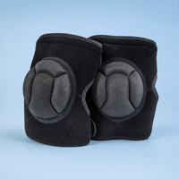 Genouillères souples OEM en gros, paire, avec logo personnalisé, doublure en PE, sangles en néoprène et sangles réfléchissantes pour la construction, le revêtement de sol et l'agriculture