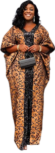 Taglie forti africano festa abiti lunghi per le donne 2024 nuovi abiti da sera con paillettes Dashiki <span class=keywords><strong>Ankara</strong></span> abiti da sera - Product Image 3