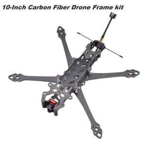 Kit de châssis de drone en fibre de carbone de 10 pouces avec support de caméra FPV et antenne - Product Image 1