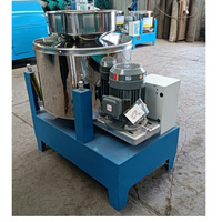 Automatische kleine centrifugale oliefiltermachine van roestvrij staal voor thuisgebruik - voor olijfolie, sojaboon- en sesamolie, nieuwe staat, motor