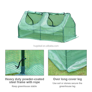 Invernadero Portátil para Jardín, Mini Invernadero Exterior, Cubierta para Plantas de PE Resistente a los Rayos UV, Estructura Metálica Moderna, Fácil de Montar, para Uso en el Patio Trasero - Product Image 4