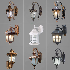 Lumière LED murale extérieure pour jardin, 3500K blanc chaud, alliage d'aluminium, étanche, diffuseur en verre trempé, 110-240V, 10 ans de garantie - Product Image 2