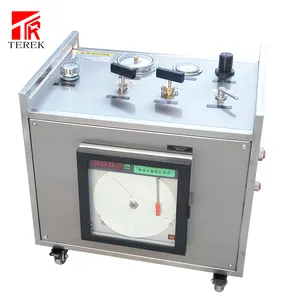 Air driven Reciprocating pneumatic pump for hydraulic testing with pressure chart recorder